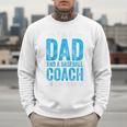 Baseball Dad Coach Father's Day Raglan Baseball Tee Men Sweatshirt