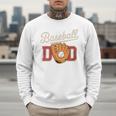 Baseball Dad Fireball Sports Father Fathers Day Daddy Premium Men Sweatshirt