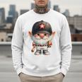 Baseball Dad Gnome For Baseball Lover With Winner Trophy Premium Tri-Blend Men Sweatshirt Baseball Dad Gnome For Baseball Lover With Winner Trophy Premium Tri-Blend Men Sweatshirt