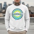 Baseball Dad With Modern Baseball Circles Premium Tri-Blend Men Sweatshirt