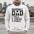 Baseball Dad Parent Of Player Family Sports Fan Lover Men Sweatshirt