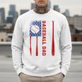 Baseball Dad USA American Flag Father's Day 4th Of July Premium Men Sweatshirt Baseball Dad USA American Flag Father's Day 4th Of July Premium Men Sweatshirt