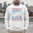 In My Baseball Papa Era Groovy Baseball Dad Family Matching Premium Men Sweatshirt In My Baseball Papa Era Groovy Baseball Dad Family Matching Premium Men Sweatshirt