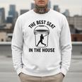 The Best Seat In The House Bucket Dad Baseball Dad Premium Men Sweatshirt The Best Seat In The House Bucket Dad Baseball Dad Premium Men Sweatshirt