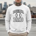 Minimalist Baseball Dad Men Sweatshirt Minimalist Baseball Dad Men Sweatshirt