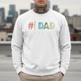 Number One Baseball Dad Father's Day Baseball Player Dad Premium Men Sweatshirt Number One Baseball Dad Father's Day Baseball Player Dad Premium Men Sweatshirt