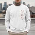 Number One Baseball Dad Fathers Day Baseball Player Dad Premium Men Sweatshirt