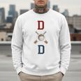 Patriotic Baseball Dad Father's Day Red Blue Star Premium Men Sweatshirt Patriotic Baseball Dad Father's Day Red Blue Star Premium Men Sweatshirt