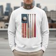 Patriotic USA Flag American Baseball Dad 4th Of July Men Sweatshirt Patriotic USA Flag American Baseball Dad 4th Of July Men Sweatshirt
