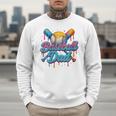 Retro Baseball Dad Dripping Ice Cream Father's Day Men Sweatshirt Retro Baseball Dad Dripping Ice Cream Father's Day Men Sweatshirt