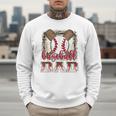 Retro Baseball Dad Leopard Proud Ball Dad Men Sweatshirt Retro Baseball Dad Leopard Proud Ball Dad Men Sweatshirt