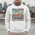 Softball Dad Like a Baseball Dad Gift Men Premium Men Sweatshirt Softball Dad Like a Baseball Dad Gift Men Premium Men Sweatshirt