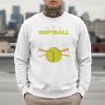 Softball Dad Just Like A Baseball Dad Player Premium Men Sweatshirt Softball Dad Just Like A Baseball Dad Player Premium Men Sweatshirt