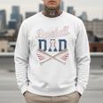 Vintage Baseball Dad Humor Father's Day Sport Lovers Men Sweatshirt