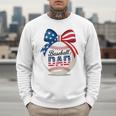 Vintage Baseball Dad Patriotic USA Flag 4th Of July Fathers Premium Men Sweatshirt Vintage Baseball Dad Patriotic USA Flag 4th Of July Fathers Premium Men Sweatshirt