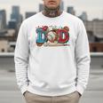 Women's Baseball Dad Father's Day Softball Baseball Player Coach Men Men Sweatshirt