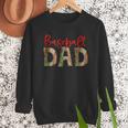 Baseball Dad Camouflage Camo Flag Military Father's Day Men Sweatshirt