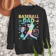 Baseball Dad Cool Fathers Day Coach Player Daddy Papa Men Men Sweatshirt