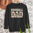 Baseball Dad Distressed Bold Stitch Graphic Sports Father Men Sweatshirt Baseball Dad Distressed Bold Stitch Graphic Sports Father Men Sweatshirt
