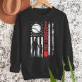 Baseball Dad Father And Son Baseball Love Men Sweatshirt