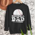 Baseball Dad Father Sport Fan Men Sweatshirt