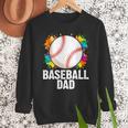 Baseball Dad Fathers Day For Daddy Papa Father Men Sweatshirt Baseball Dad Fathers Day For Daddy Papa Father Men Sweatshirt