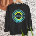 Baseball Dad With Modern Baseball Circles Men Sweatshirt Baseball Dad With Modern Baseball Circles Men Sweatshirt