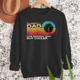 Baseball Dad Like Normal Dad But Cooler Fathers Day Men Sweatshirt