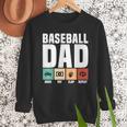 Baseball Dad Proud Little Slugger Father Humor Men Sweatshirt