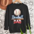 Baseball Dad Quote Father's Day Sports Men Sweatshirt Baseball Dad Quote Father's Day Sports Men Sweatshirt