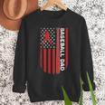 Baseball Dad Usa American Flag Patriotic Dad Father's Day Men Sweatshirt Baseball Dad Usa American Flag Patriotic Dad Father's Day Men Sweatshirt