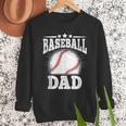 Baseball Dad Vintage Baseball Player Daddy Men Men Sweatshirt