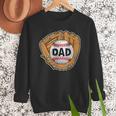 Baseball Glove Father's Day Baseball Dad Men Sweatshirt Baseball Glove Father's Day Baseball Dad Men Sweatshirt