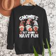 Basketball Gnomies Have Fun For Baseball Dad And Coach Men Sweatshirt