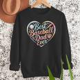 Best Baseball Dad Ever Heart Men Sweatshirt