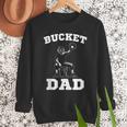 Bucket Dad Softball Dad Baseball Dad Catcher Men Sweatshirt
