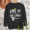 Dad Baseball For Men Baseball Dad King Of Ballpark Men Sweatshirt Dad Baseball For Men Baseball Dad King Of Ballpark Men Sweatshirt