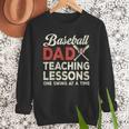 Dad Baseball Dad Teaching Lessons One Swing At A Time Men Sweatshirt Dad Baseball Dad Teaching Lessons One Swing At A Time Men Sweatshirt
