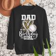Dad Of The Birthday Girl Baseball Dad Leopard Heart Men Sweatshirt Dad Of The Birthday Girl Baseball Dad Leopard Heart Men Sweatshirt