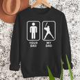 Your Dad My Dad Is Cooler Baseball Dad Men Sweatshirt Your Dad My Dad Is Cooler Baseball Dad Men Sweatshirt