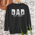 Dad Est 2026 Baseball Dad To Be New Baby Daddy Father's Day Men Sweatshirt