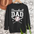 Fathers Cute Vintage Baseball Dad Sport Lovers Batter Player Men Sweatshirt Fathers Cute Vintage Baseball Dad Sport Lovers Batter Player Men Sweatshirt