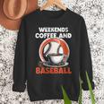 Fathers Day Baseball Dad Parent Men Sweatshirt