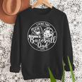 Football Living That Baseball Dad Life Game Day Sport Men Sweatshirt