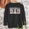 Groovy Baseball Dad Father Happy Fathers Day Sports Game Day Men Sweatshirt Groovy Baseball Dad Father Happy Fathers Day Sports Game Day Men Sweatshirt