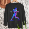 Ice Cream Drip Melting Baseball Bat Player Baseball Dad Men Sweatshirt Ice Cream Drip Melting Baseball Bat Player Baseball Dad Men Sweatshirt