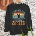 Men Baseball Dad Like a Regular Dad But Cooler Vintage Men Sweatshirt