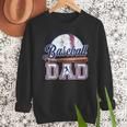 Retro Baseball Dad Happy Fathers Day For Men Sports Lovers Men Sweatshirt Retro Baseball Dad Happy Fathers Day For Men Sports Lovers Men Sweatshirt