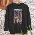 Vintage USA Flag Baseball Player Proud Baseball Dad Men Sweatshirt Vintage USA Flag Baseball Player Proud Baseball Dad Men Sweatshirt