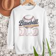 Baseball Dad Father's Day Sports Baseball Lover Premium Men Sweatshirt